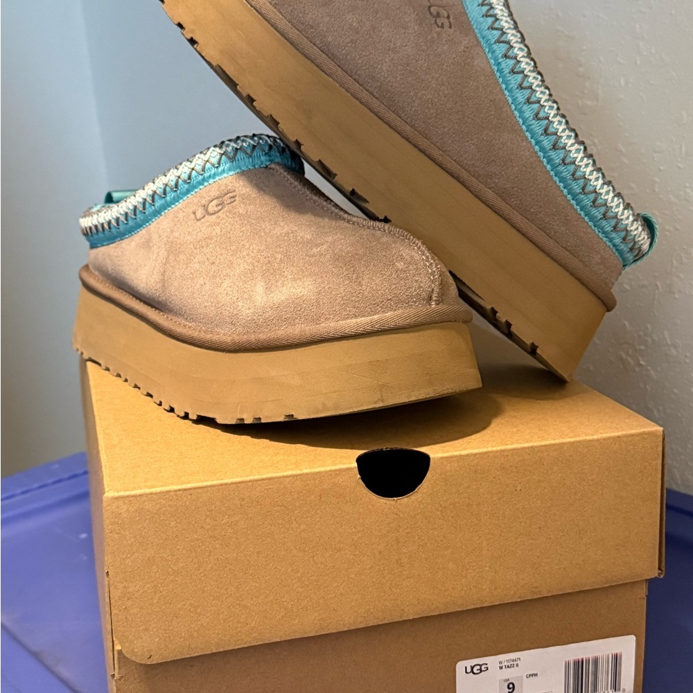 UGG Brown Slip-On Tazz II Clog